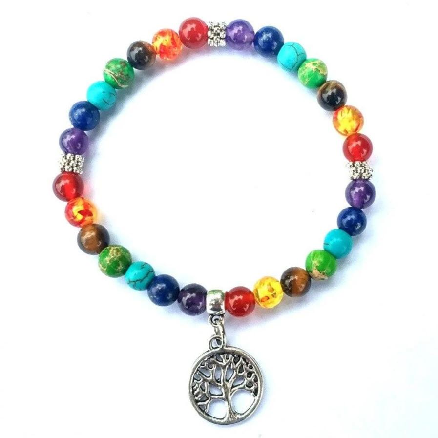 Bracelet Harmonisation 7 Chakras Arbre De Vie signification