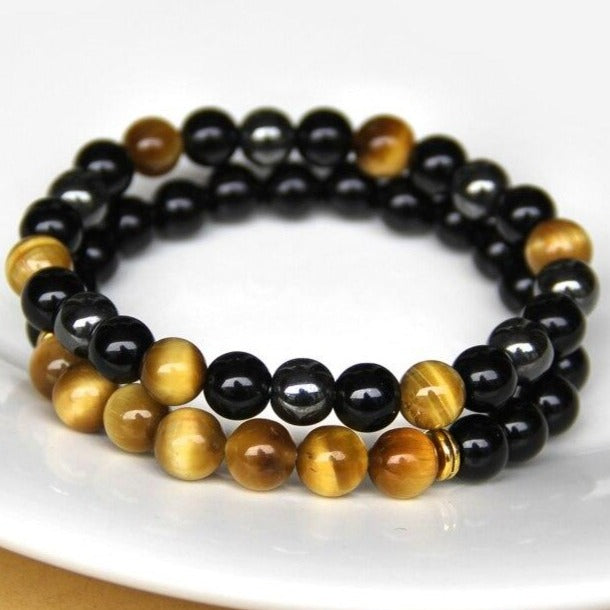 Bracelet Protecteur En Oeil De Tigre