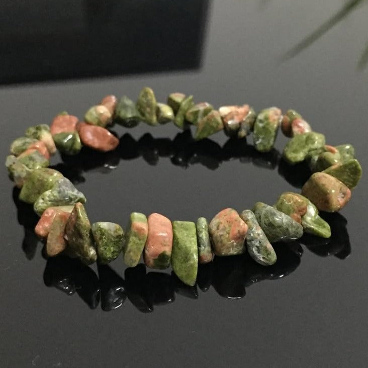 Bracelet Pierre Unakite