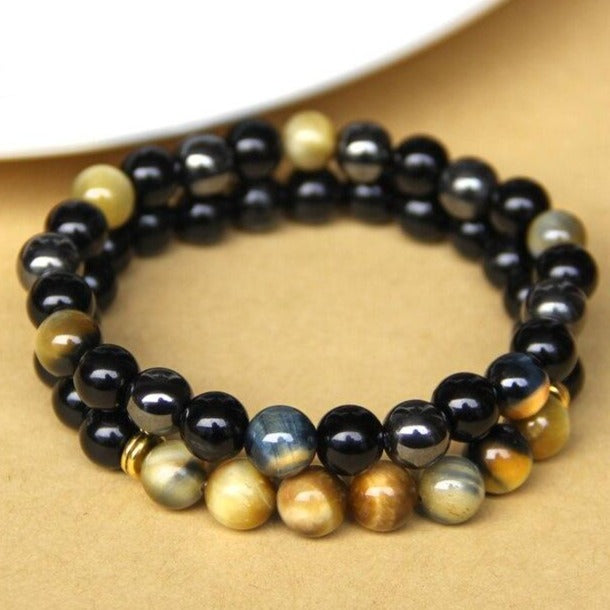 Bracelet Protecteur En Oeil De Tigre