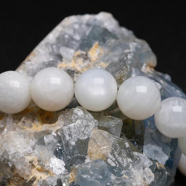 Bracelet Pierre De Lune En Perles