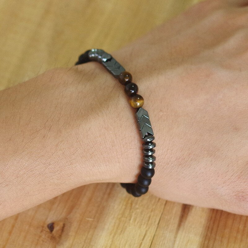 Bracelet Hématite Œil De Tigre