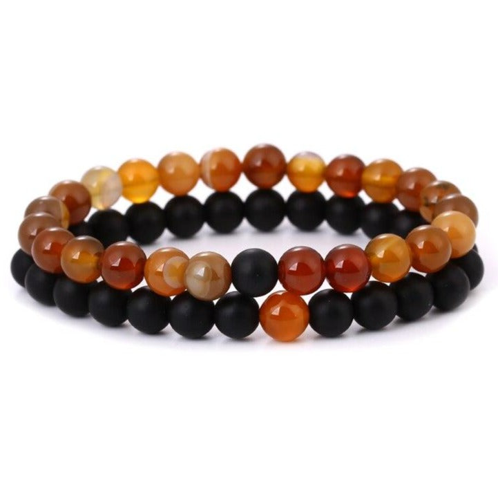 Bracelet Couple Perle date