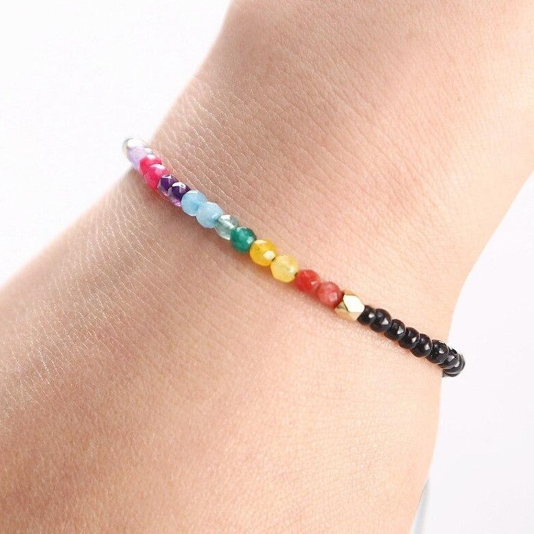 Bracelet 7 Chakras Petite Taille femme