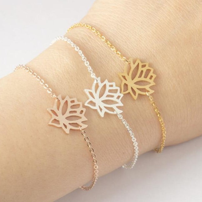 Bracelet Lotus Acier