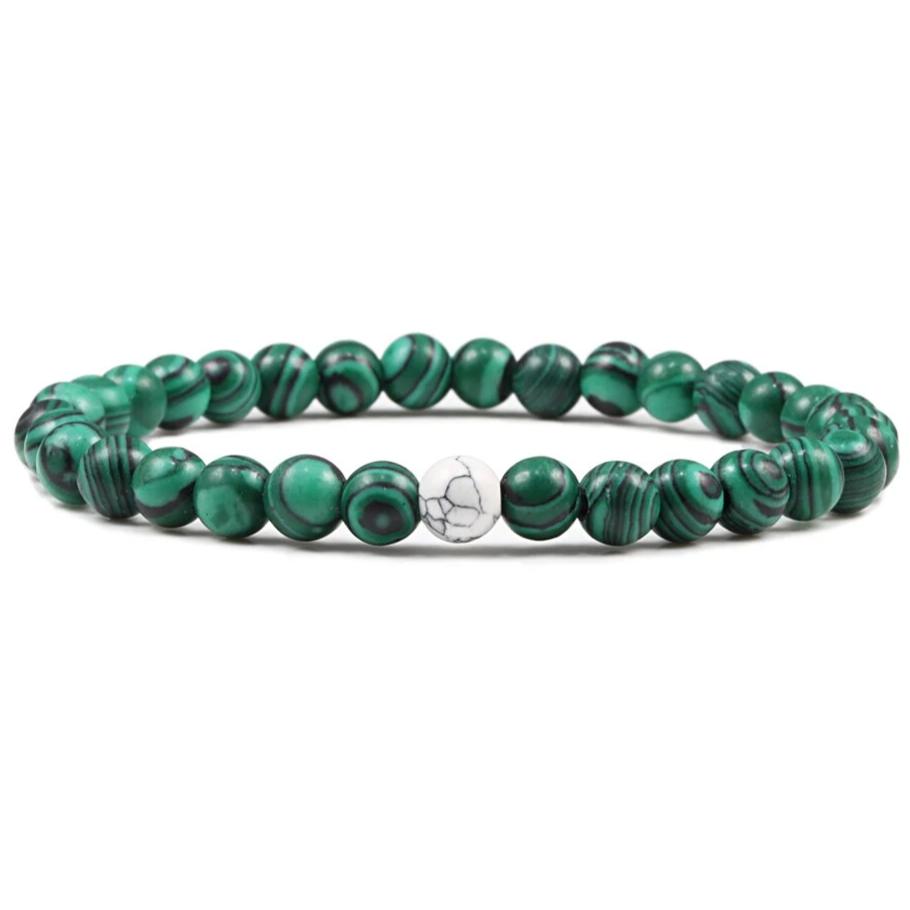 Bracelet Malachite Homme
