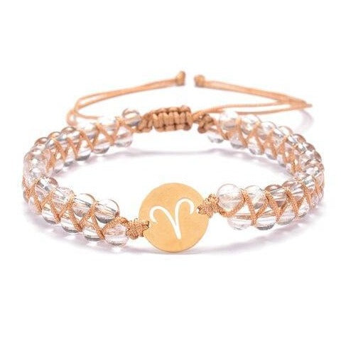 Bracelet Pierre Naturelle Signe Astrologique Bélier