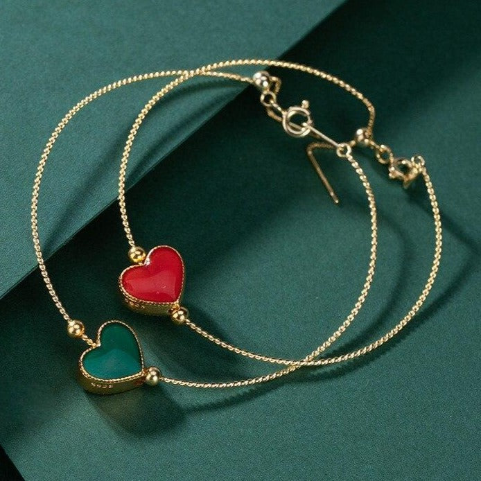 Bracelet Cœur Mona Doré argent