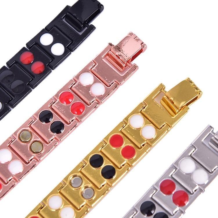 Bracelet Magnétique Anti Douleur (Noir) femme