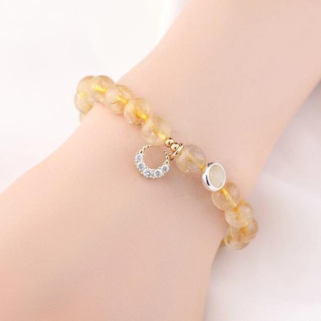 Bracelet Citrine Femme