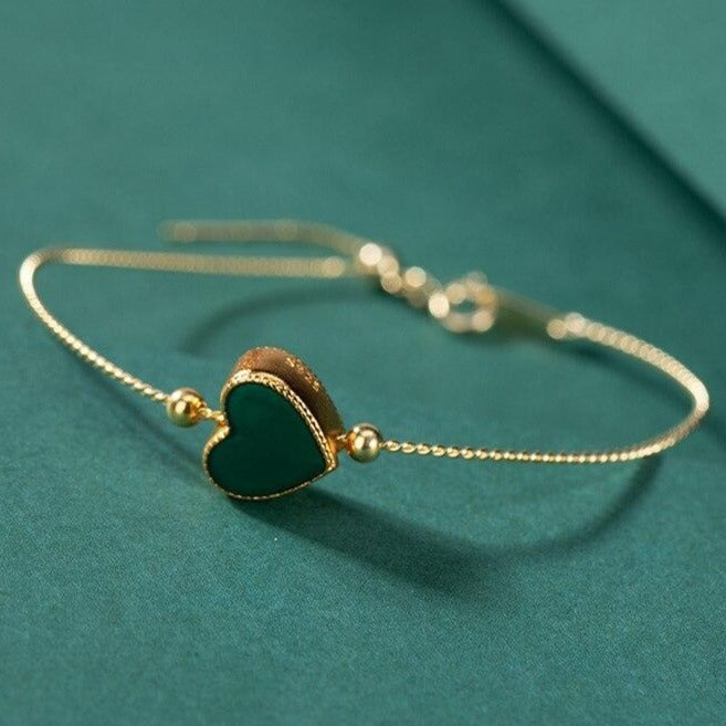 Bracelet Cœur Mona Doré