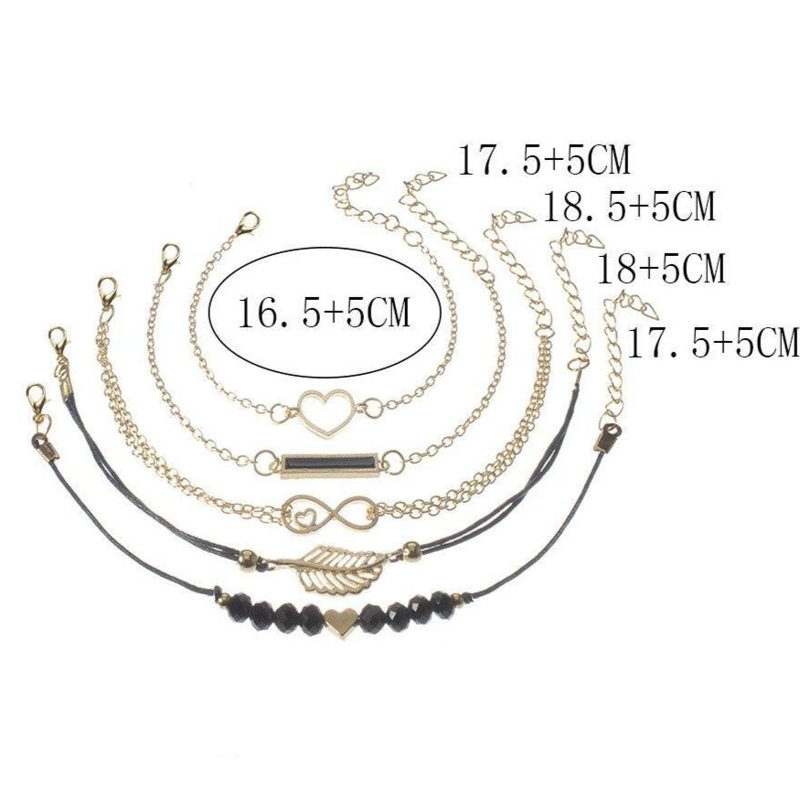 Bracelet Infini Cœur Yamileth (Chaine) /  bracelet infini femme argent