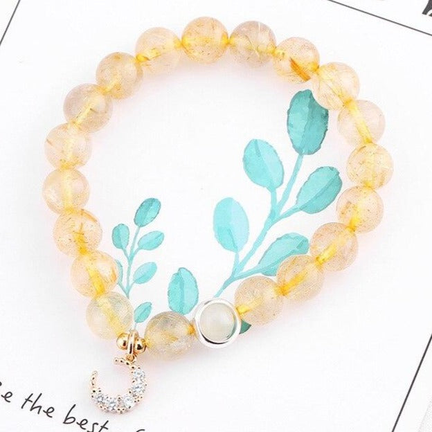 Bracelet Citrine Femme