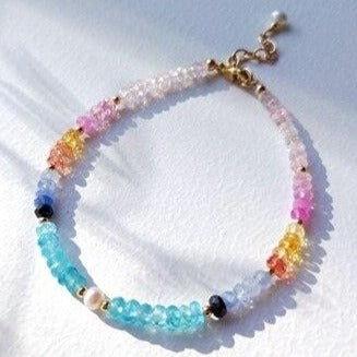 Bracelet 7 Chakras En Or