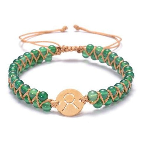 Bracelet Pierre Naturelle Signe Astrologique Taureau