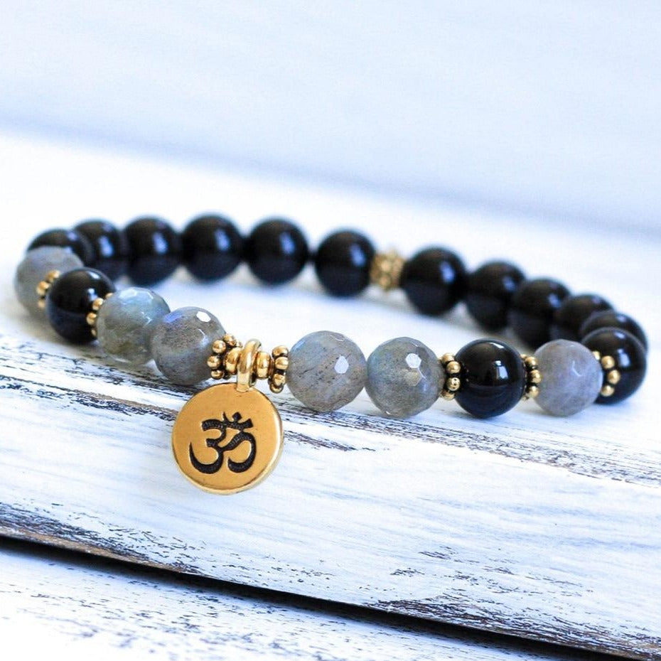 Bracelet Bouddhiste En Tourmaline