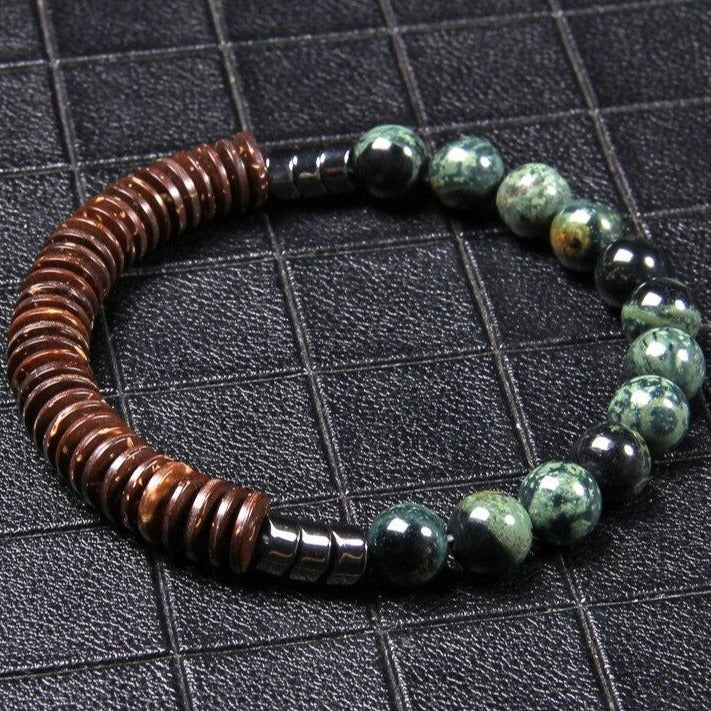 Bracelet Pour Homme En Perles Naturelles