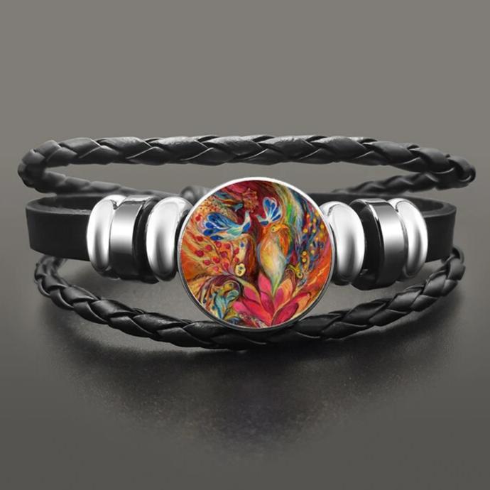 Bracelet Arbre De Vie Cuir