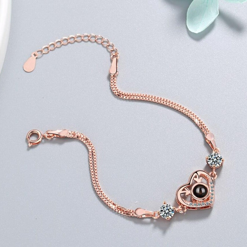 Bracelet Avec Cœur Métal de luxe