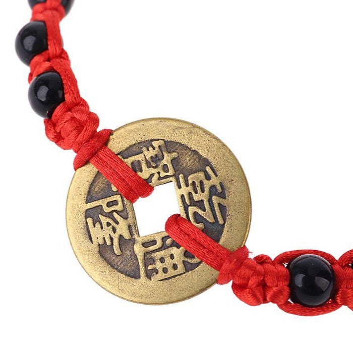 Bracelet Feng Shui Rouge (Cordon) vrai