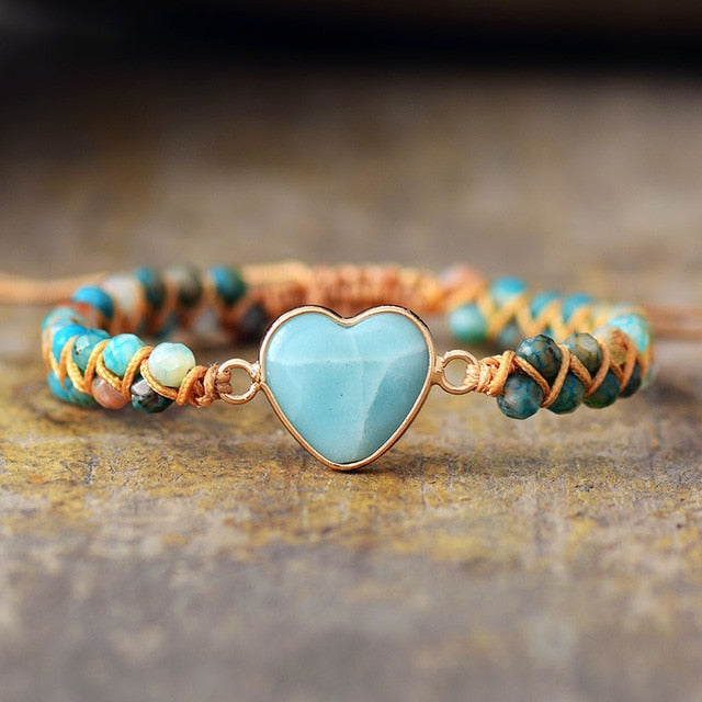 Bracelet De L&#39;Amour En Amazonite