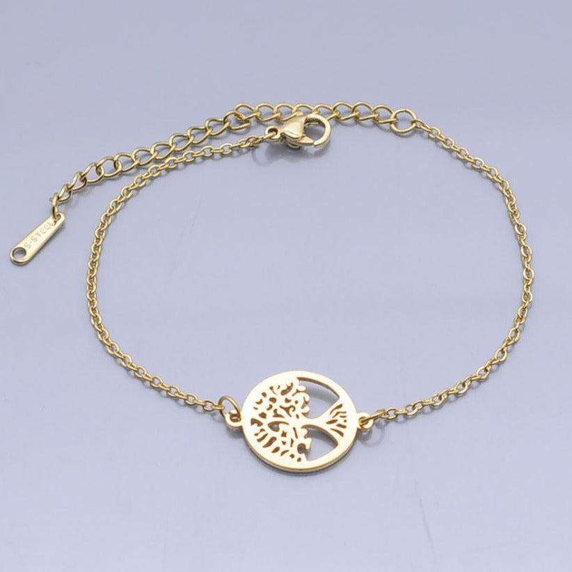 Bracelet Arbre De Vie Acier