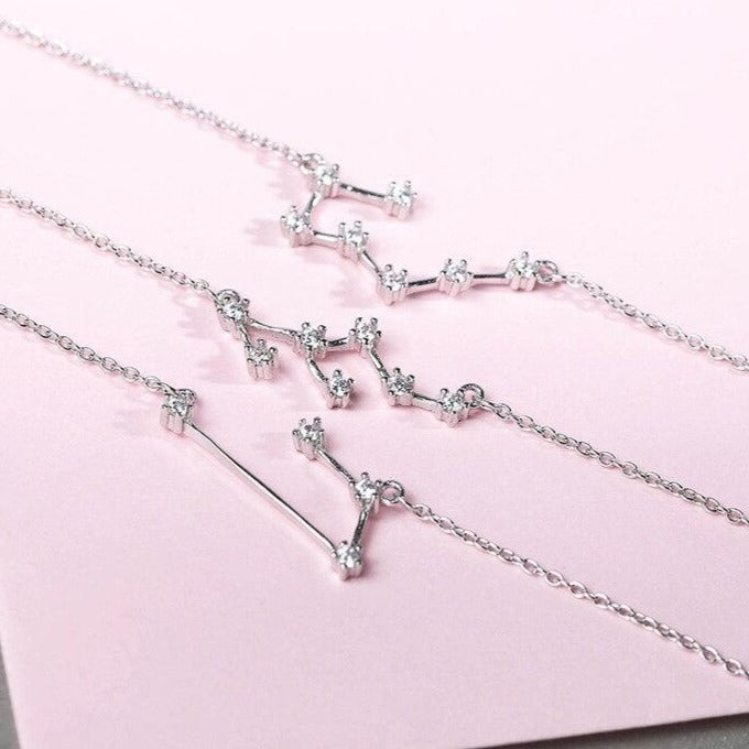 Bracelet Signe Astrologique Constellation Cancer argent