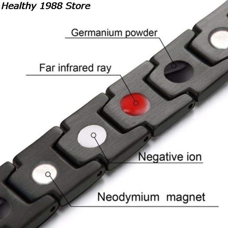 Bracelet Magnétique Anti Douleur (Noir) bien être