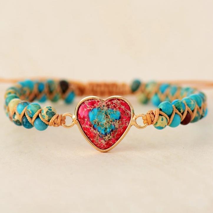 Bracelet Jaspe Dalmatien