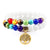 Bracelet 7 Chakras Méditation Avec Arbre De Vie Emmie,  bracelet 7 chakras bois