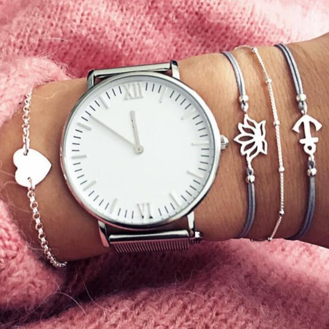 Bracelet Lotus Ancre