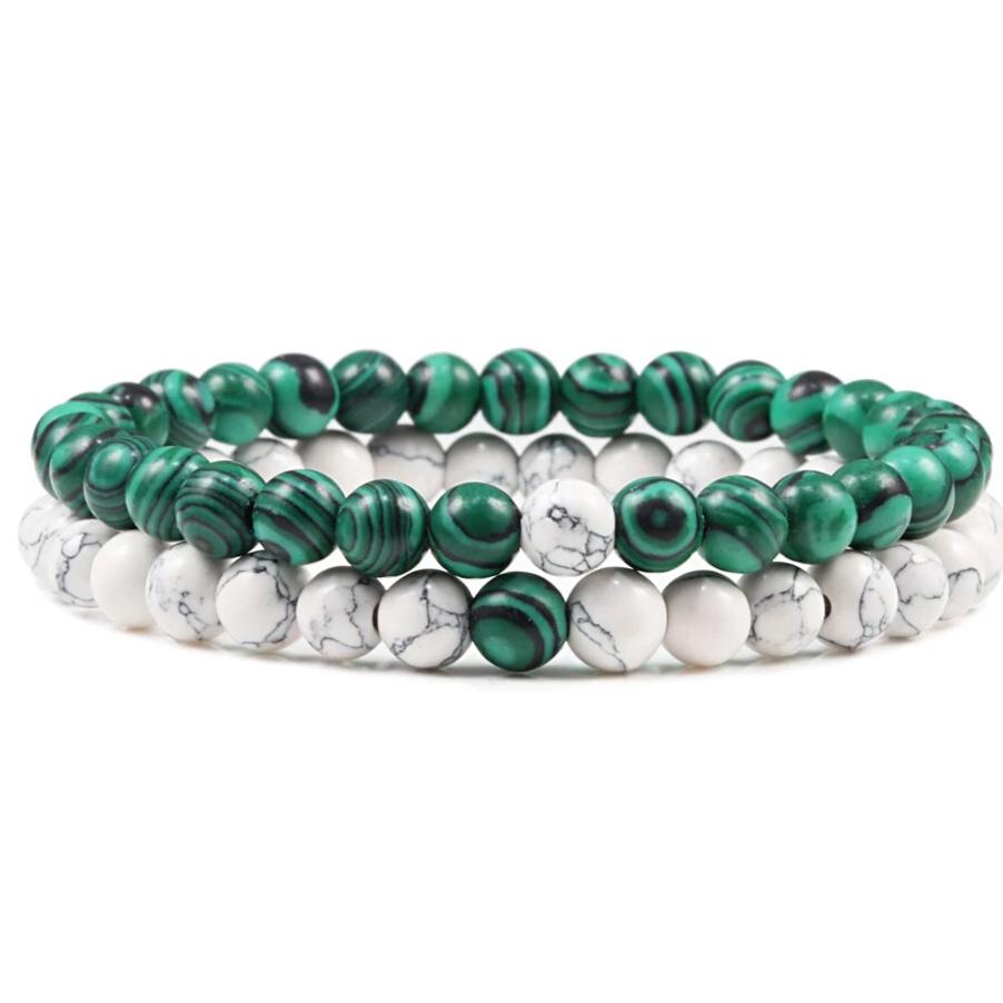 Bracelet Malachite Homme