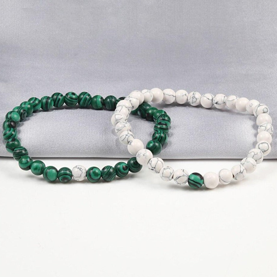 Bracelet Malachite Homme