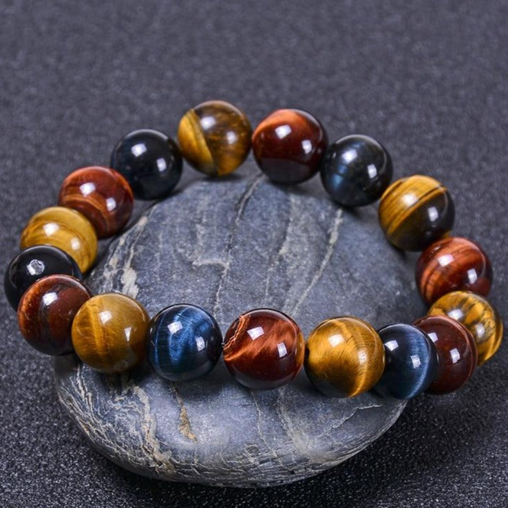 Bracelet Oeil De Tigre (Triple Protection)