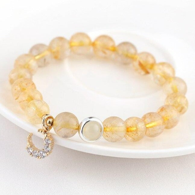 Bracelet Citrine Femme