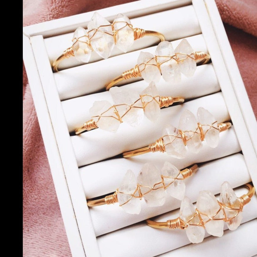 Bracelet De Quartz Blanc