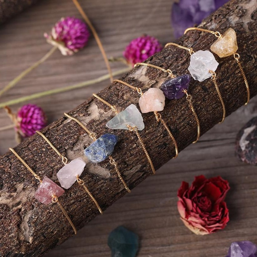 Bracelet Femme En Pierre De Quartz