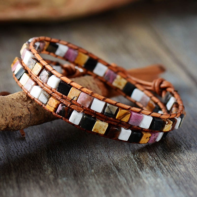 Bracelet Bohème En Perles Naturelles