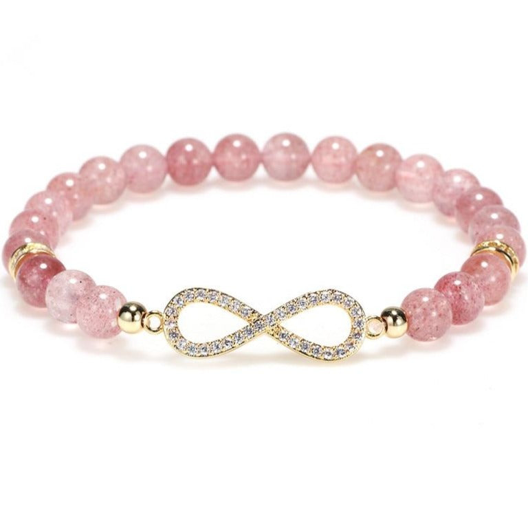 Bracelet Infini Rose