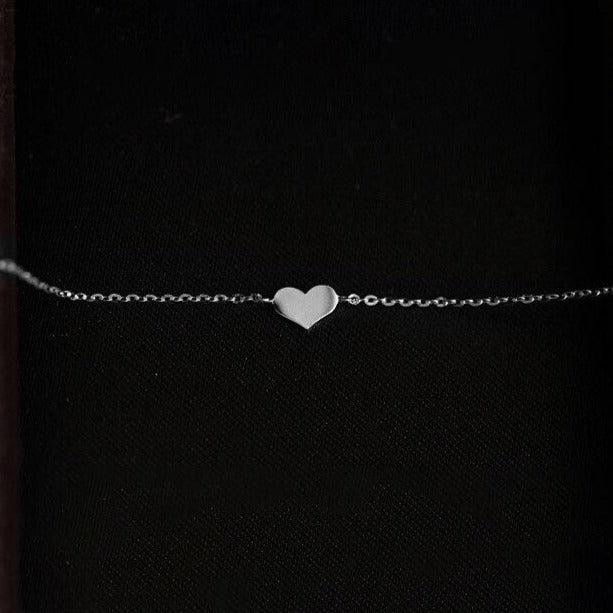 Bracelet Cœur Luxe argent