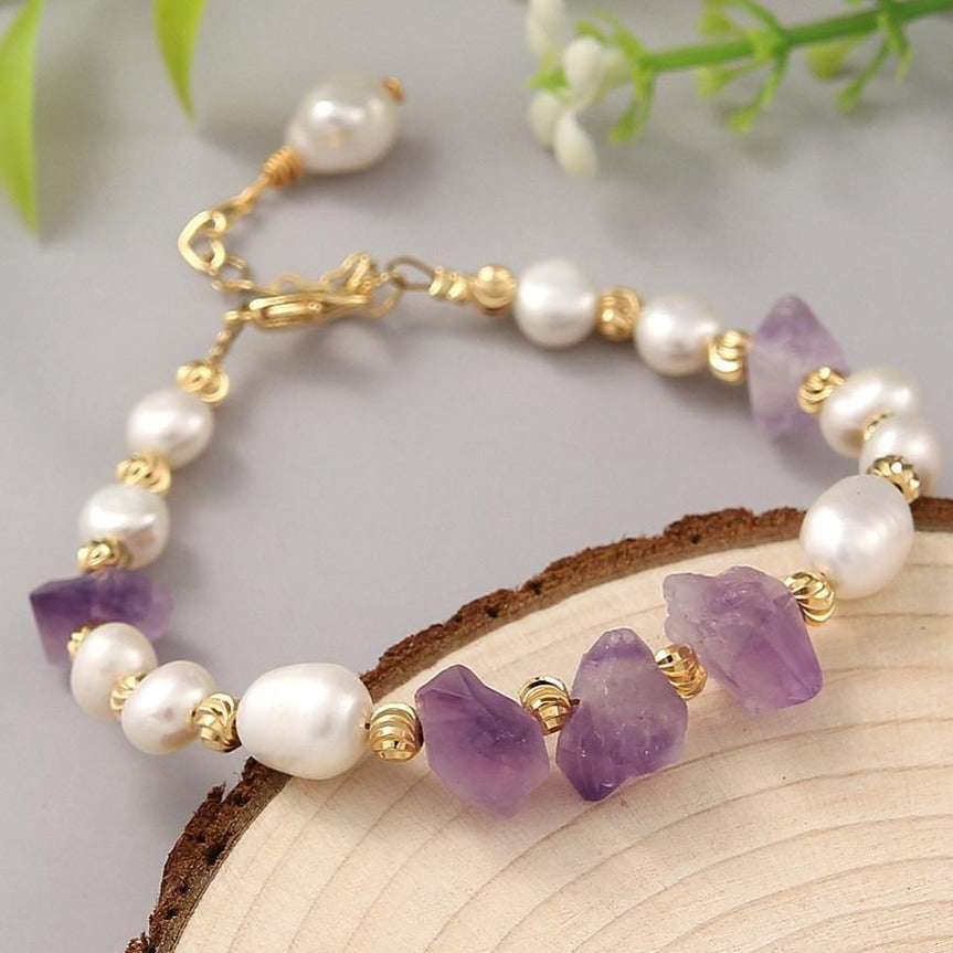Bracelet Pierre Améthyste