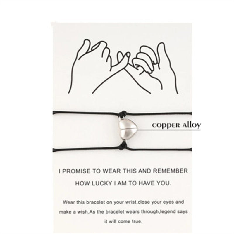 Bracelet Couple Aimanté longue distance