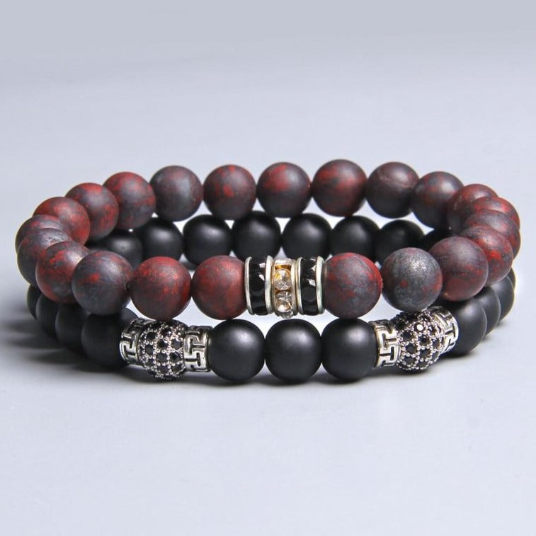 Bracelet Pour Homme Tendance (En Perles)