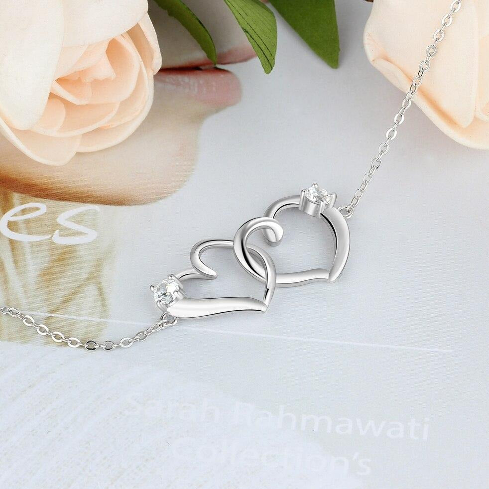 Bracelet Cœur Entrelacé personnalisé prénom