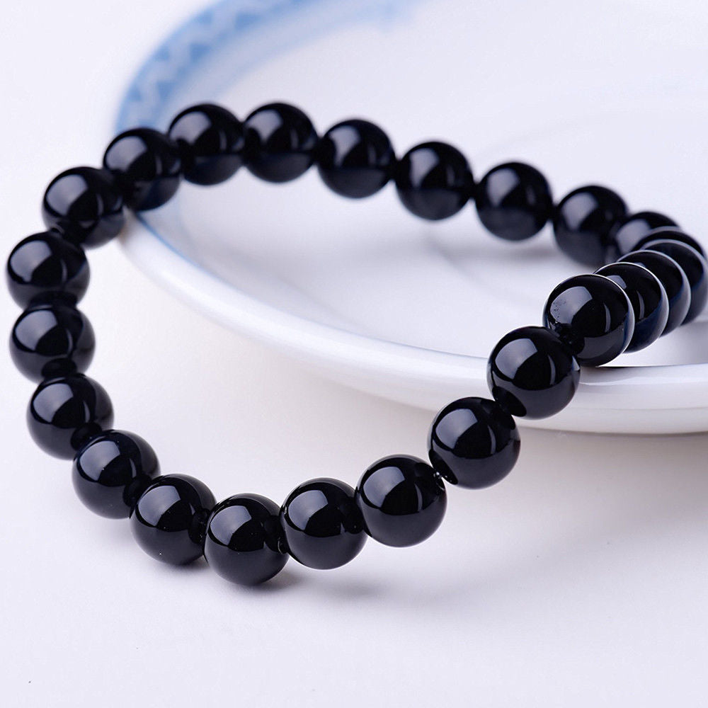 Bracelet Onyx Noir