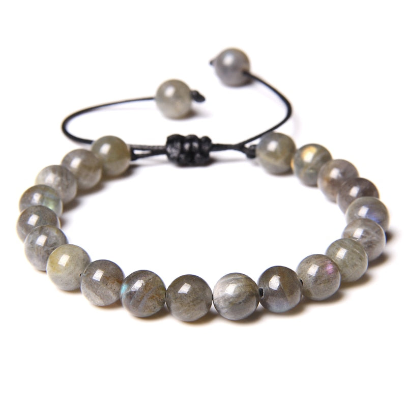 Bracelet Labradorite Grise