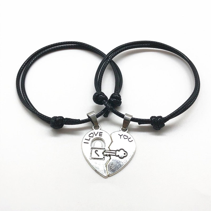 Bracelet Couple Serrure