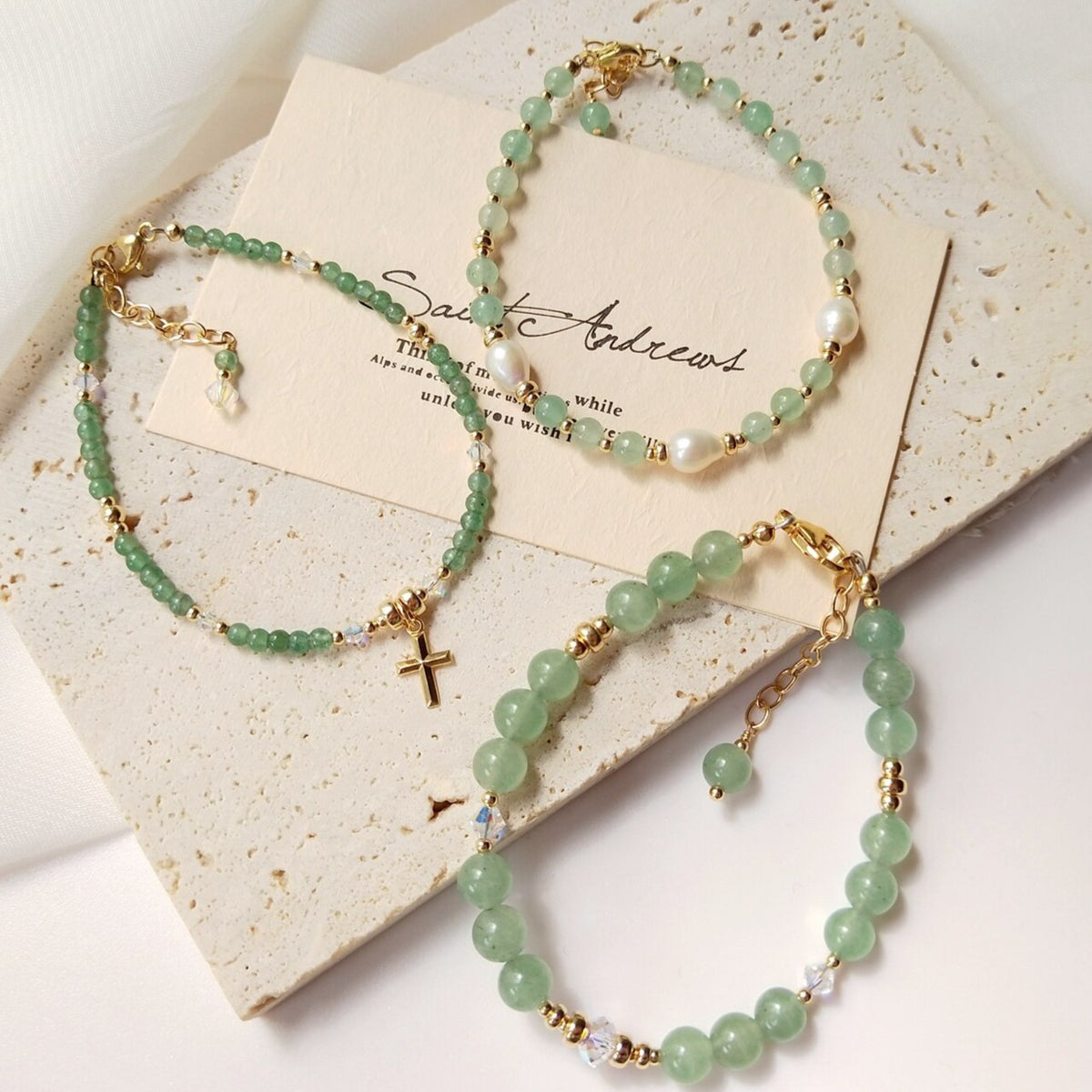 Bracelet Pour Femme En Aventurine