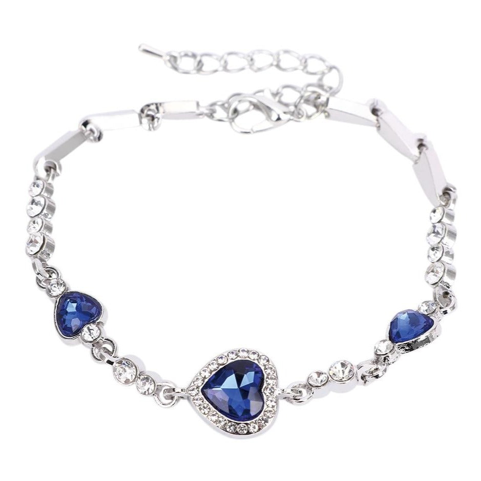 Bracelet Avec Un Cœur Bleu