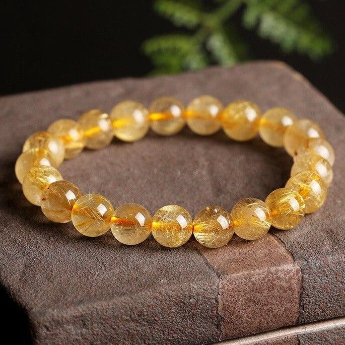 Bracelet Citrine Véritable | Boutique Bracelet Chakra